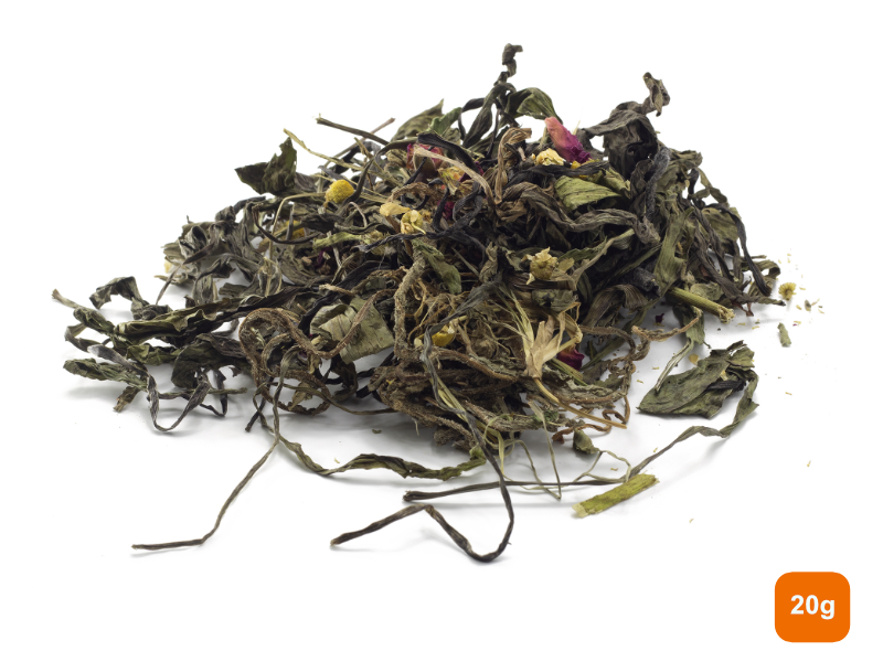 A pile of Chamomile & Lavender Leaves 20g