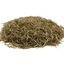 20g portion of dried coriander stalks for small pets on a white background
