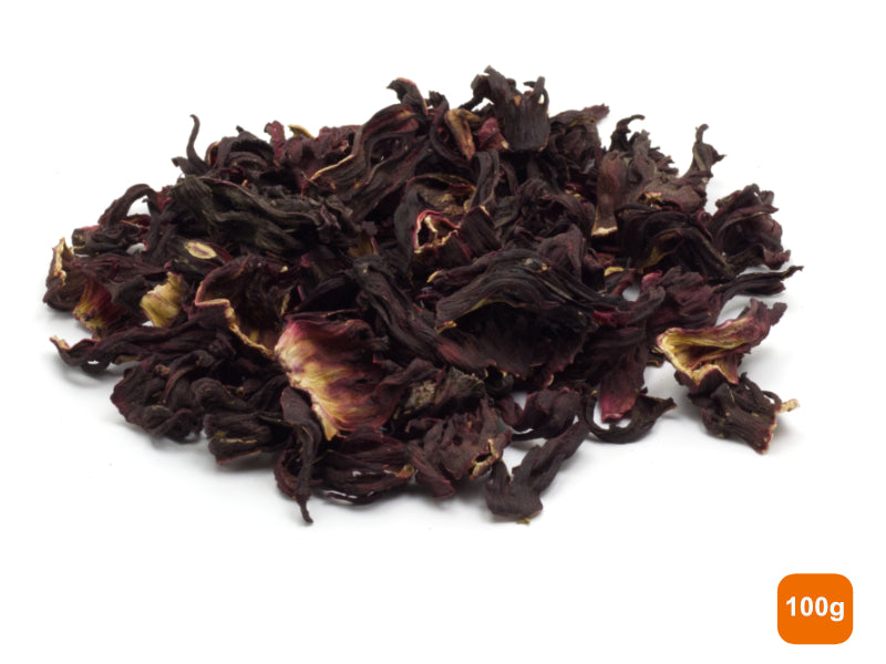 A pile of Hibiscus Flowers 100g