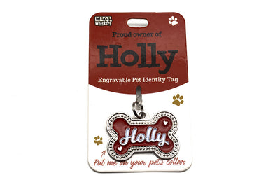 Wags & Whiskers Holly Dog Identity Tag