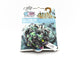 A packaged afp All For Pets Yarn Grinky Ball in gray and green, shown on its retail blister card against a white background.