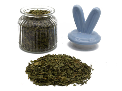 A JAr of Spinach Leaves & Stalks