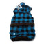 Hooded Checked Dog Coat