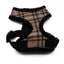 Beige Tartan Mesh Dog Harness - Extra Small