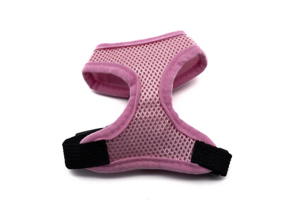 Pink Mesh Dog Harness - Extra Small front view