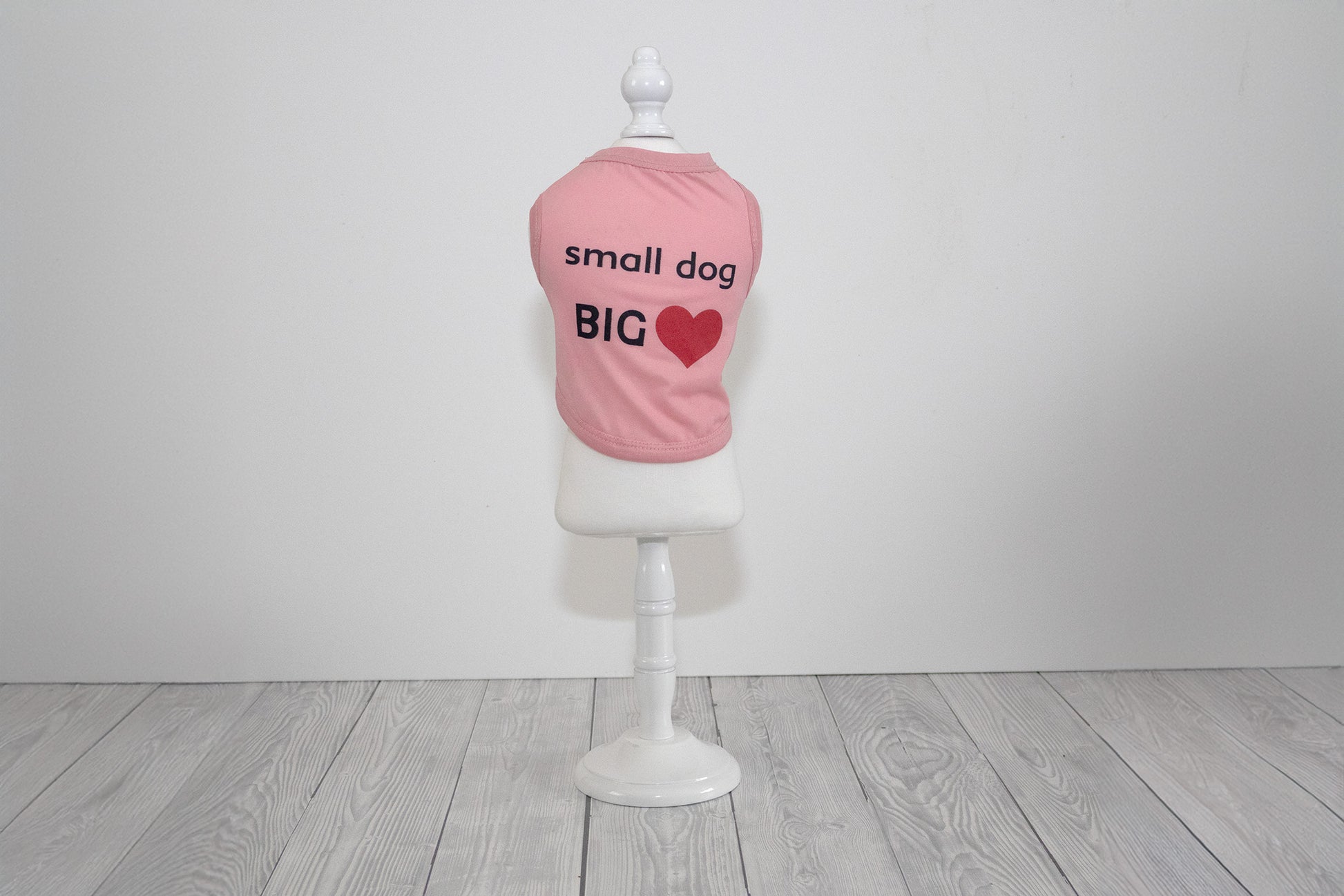 Pink Small Dog Big Heart Dog Shirt - Xtra Small