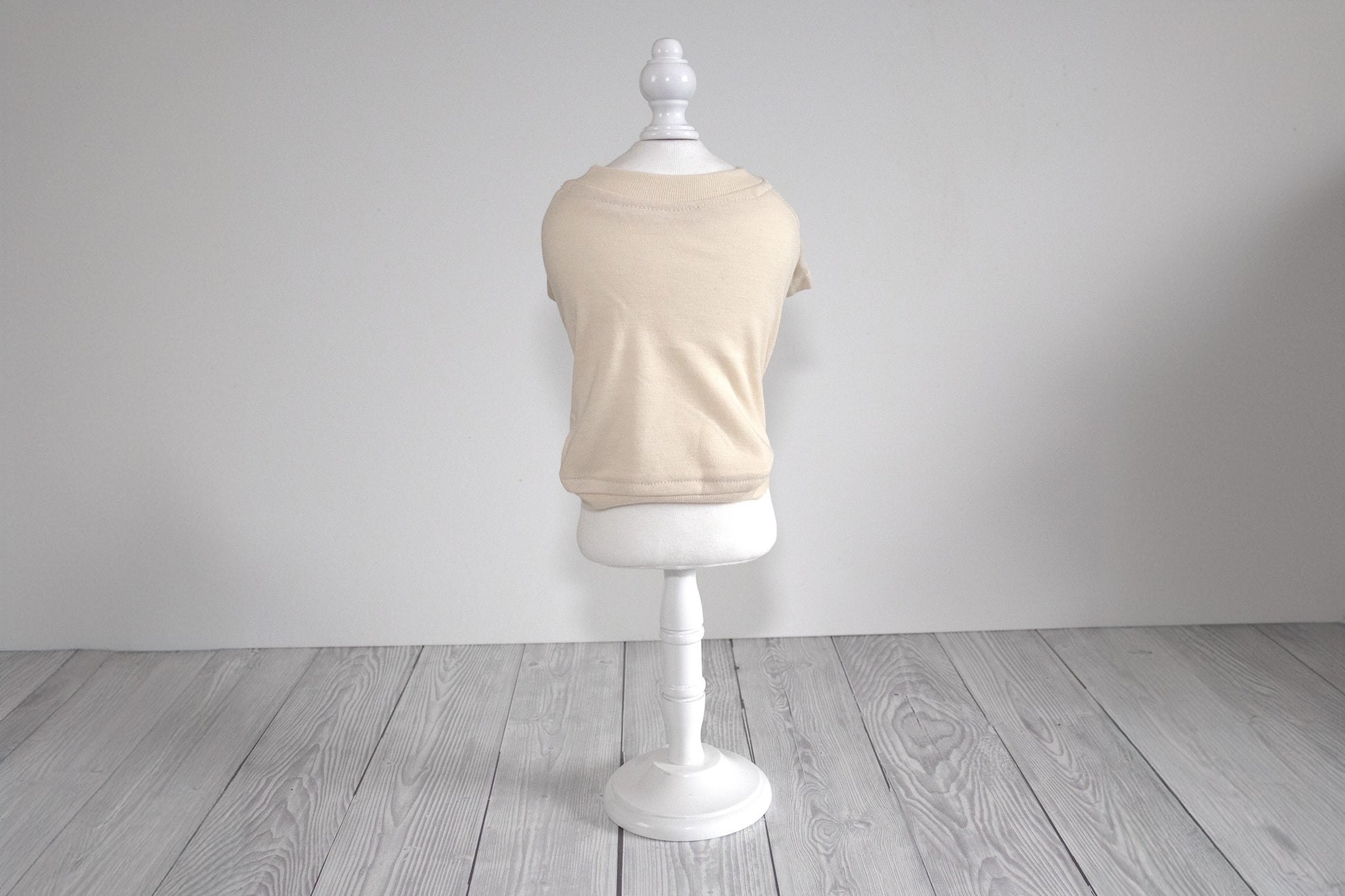 Plain Cream Dog Shirt