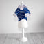 Blue Striped Dog Shirt - Xtra Small