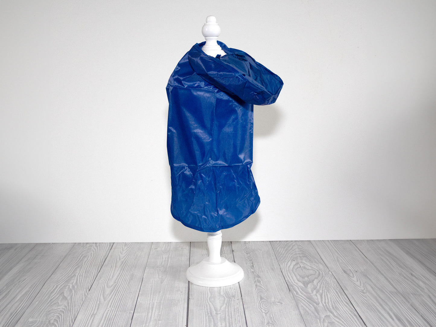 Blue Dog Rain Coat with Hood - Small