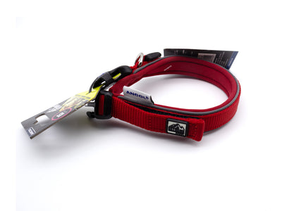 Ancol Extreme Red Nylon Padded Collar