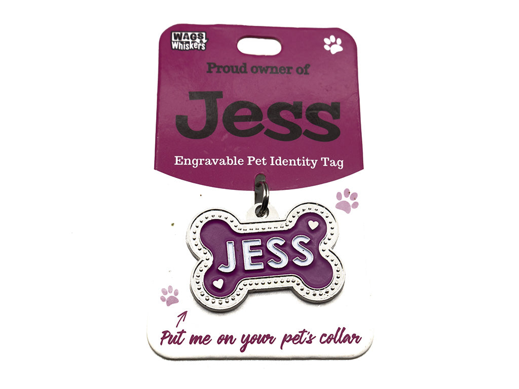 Wags & Whiskers Jess Dog Identity Tag