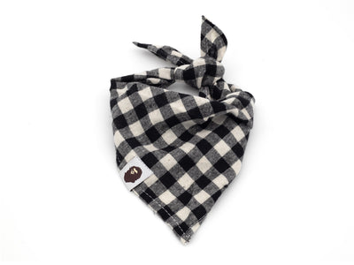 Black & White  Gingham  Bandana