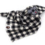 Black & White  Gingham  Bandana