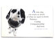 Dalmatian dog with a quote on a white background