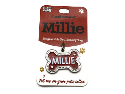 Wags & Whiskers Millie Dog Identity Tag