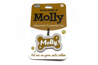 Wags & Whiskers Molly Dog Identity Tag