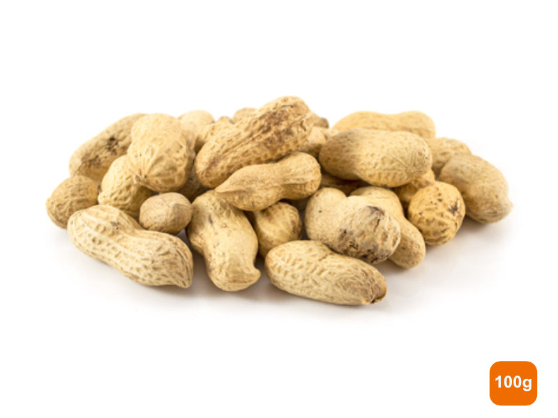 A pile of monkey nuts 100g