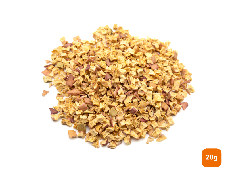Organic Apple Cubes for small animals 20g