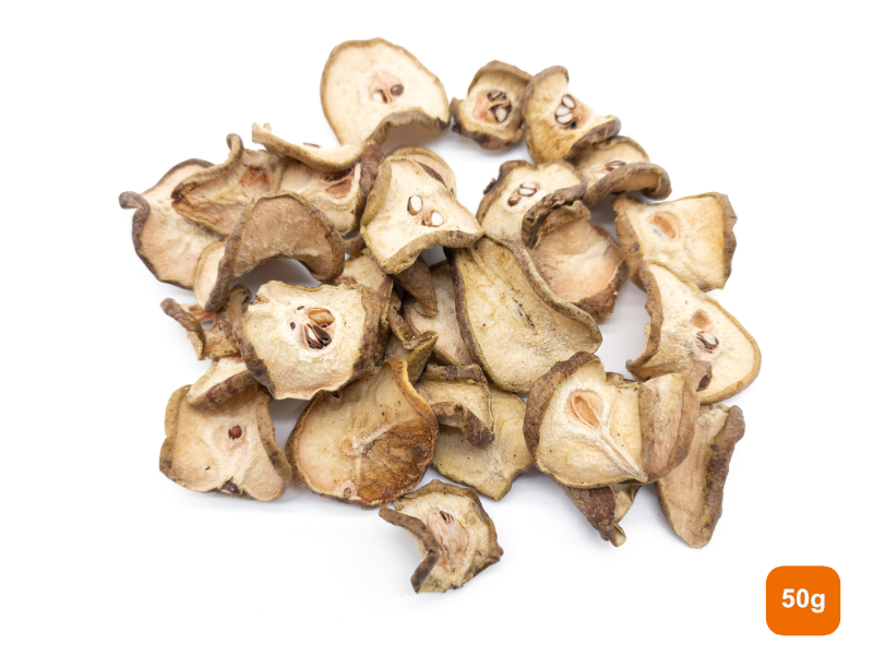 A pile of pear slices 50g