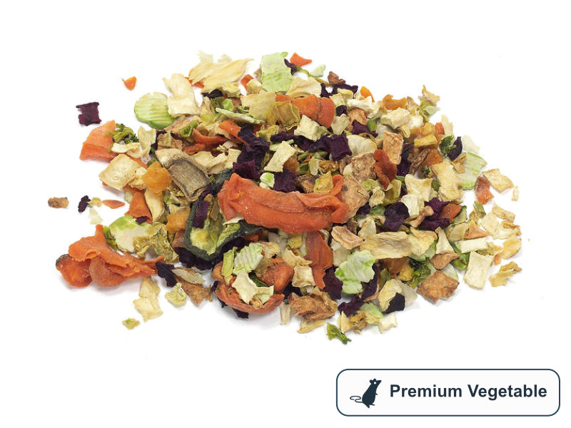 A pile of Premium Vegetable Medley