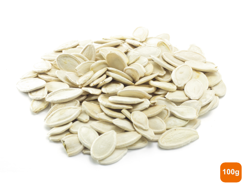 A pile of shelled pumpkin seeds 100g