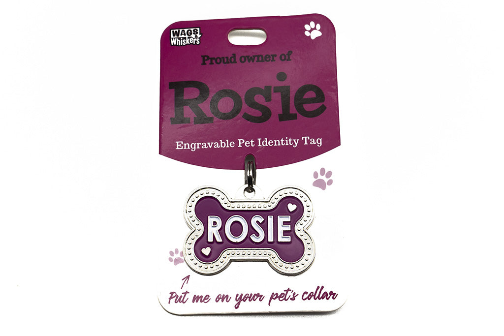 Wags & Whiskers Rosie Dog Identity Tag