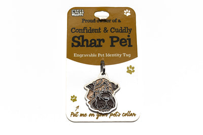 Wags & Whiskers Shar Pei Dog Identity Tag