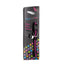 Hem and Boo brand pink and black braided snap-free dog collar on its original black retail card packaging, shown against a plain white background.