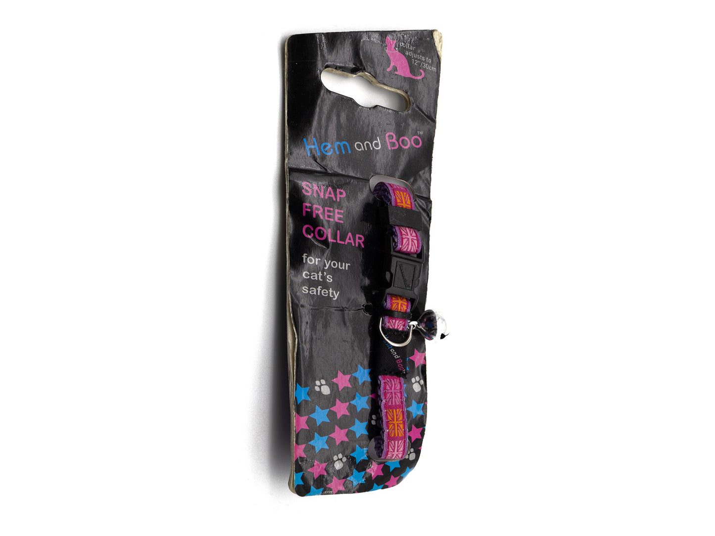 Hem & Boo Safety Buckle Cat Collar Union Jack