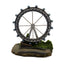 Model of a Ferris wheel on a white background