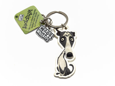 Wags & Whiskers Whippet Keyring
