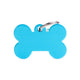 My Family Blank Large Light Blue Bone Pet Tag