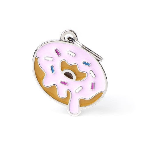 My Family Blank Donut Pet Tag Charm